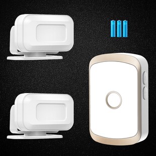 分体式感应门铃二拖一家用无线店铺G便利店进门迎宾器叮咚欢迎光