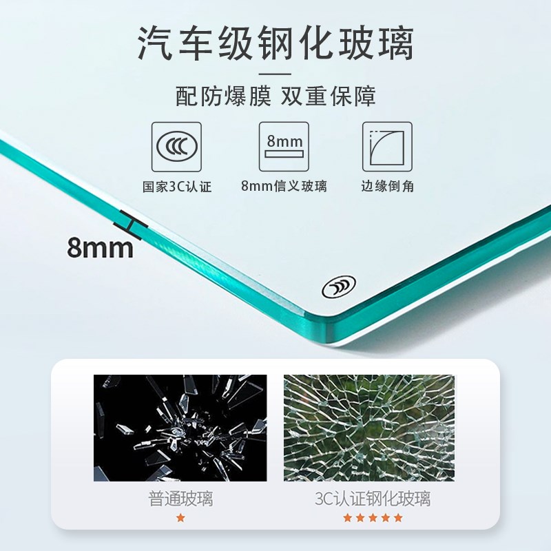 定制浴室淋浴房玻璃隔断平开门卫生间洗澡间干湿分离隔断玻璃门