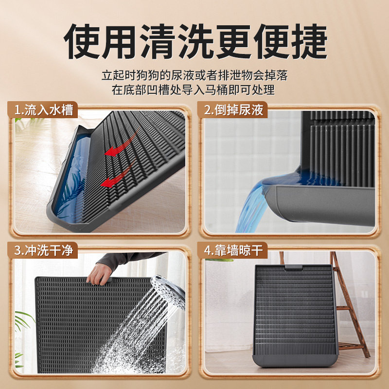 狗狗厕所便器中小型犬防踩屎自动尿盆大型犬金毛尿盘便盆宠物用品