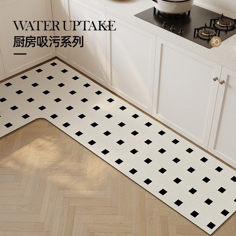厨房地垫防滑防油可擦免洗硅藻泥专用吸水脚垫子防脏防水防污地毯,居家布艺,厨房地垫,淘宝优惠券,粉丝福利购,淘宝优惠卷