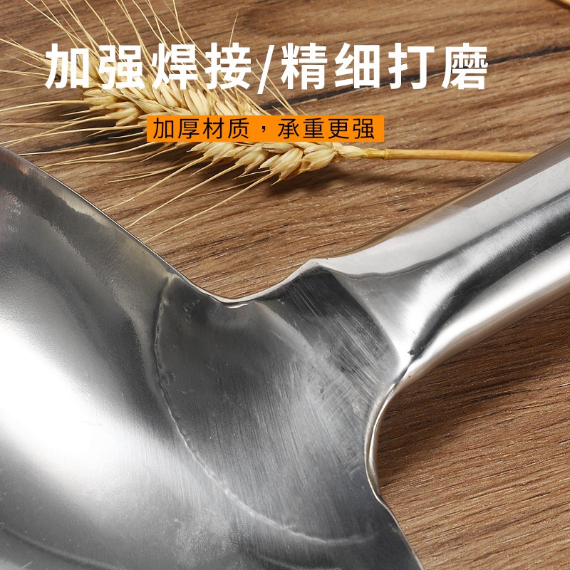 商用汤勺不锈钢大勺子加长柄水勺舀水勺加长柄汤勺大汤瓢舀粥勺