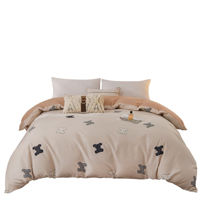 磨毛单件被套三四件套全棉200x230cm被罩壳定制订制大小尺寸