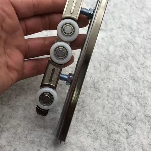 插入式快装吊轮移门推拉门吊滑轮轨道厨房卫生间木门吊轨上滑轨配