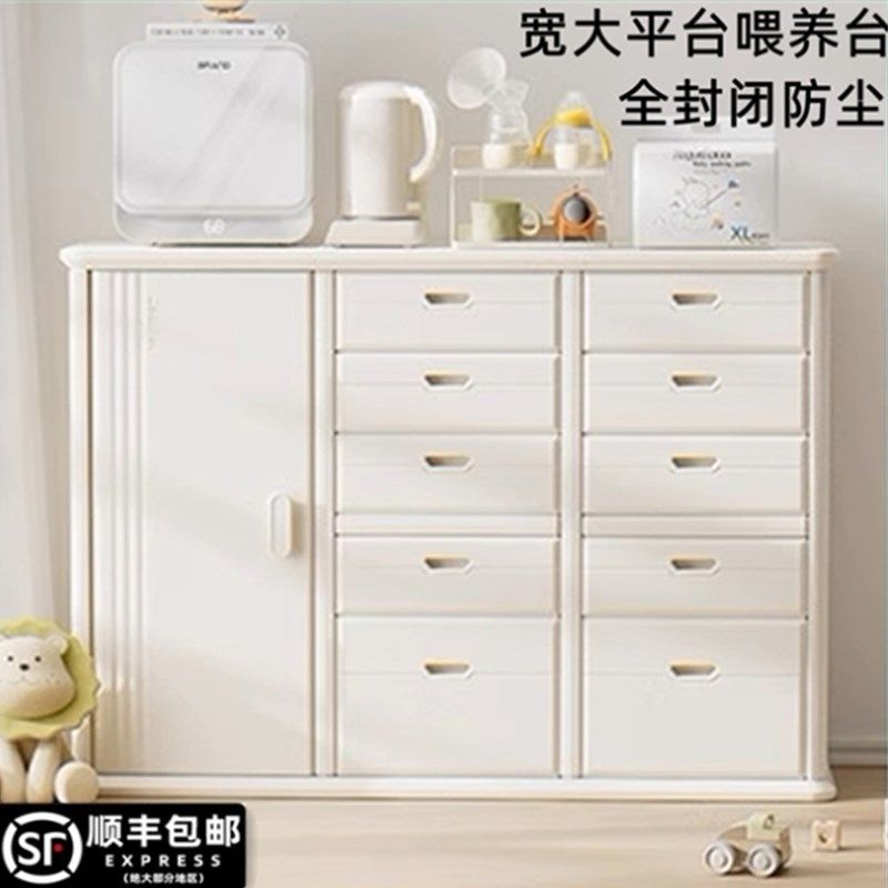 大喂养台宝宝收纳柜婴儿用品置物架衣柜玩具收纳储物柜五斗柜稳固
