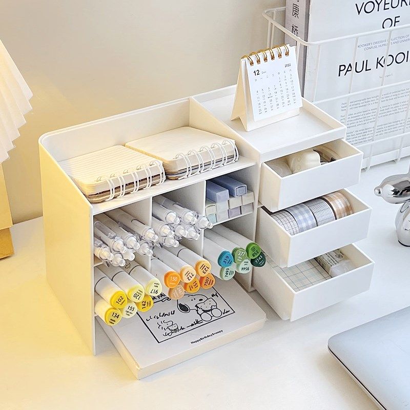 笔筒收纳盒斜插式办公室桌面学生儿童文具马克笔整理盒大容量笔架,收纳整理,桌面收纳盒,淘宝优惠券,粉丝福利购,淘宝优惠卷