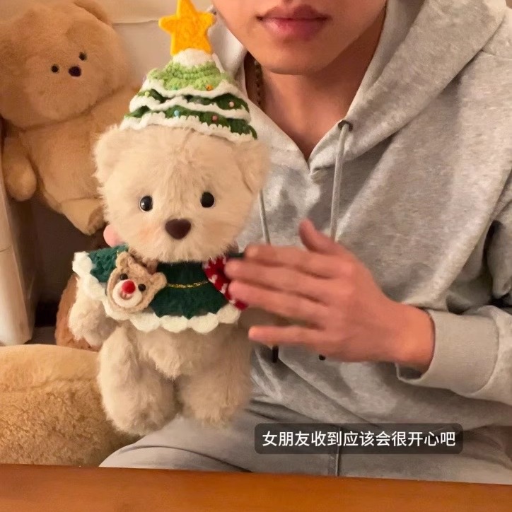 圣诞小熊玩偶可爱公仔创意