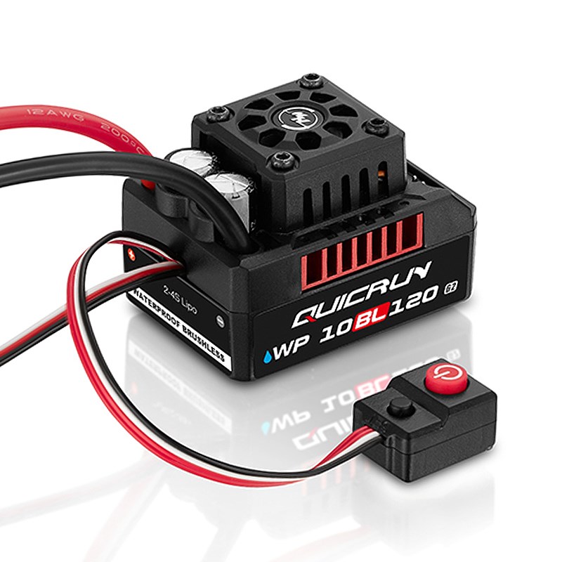好盈酷跑3652 3660无刷电机120A防水电调1/10短卡拉力遥控车套装
