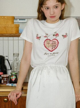 VITALSIGN · 可爱小熊T恤 甜美小熊 · WHITE