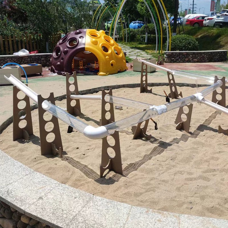 幼儿园沙水区管道材料玩沙玩具沙子玩水户外沙地池坑游戏天平筛网