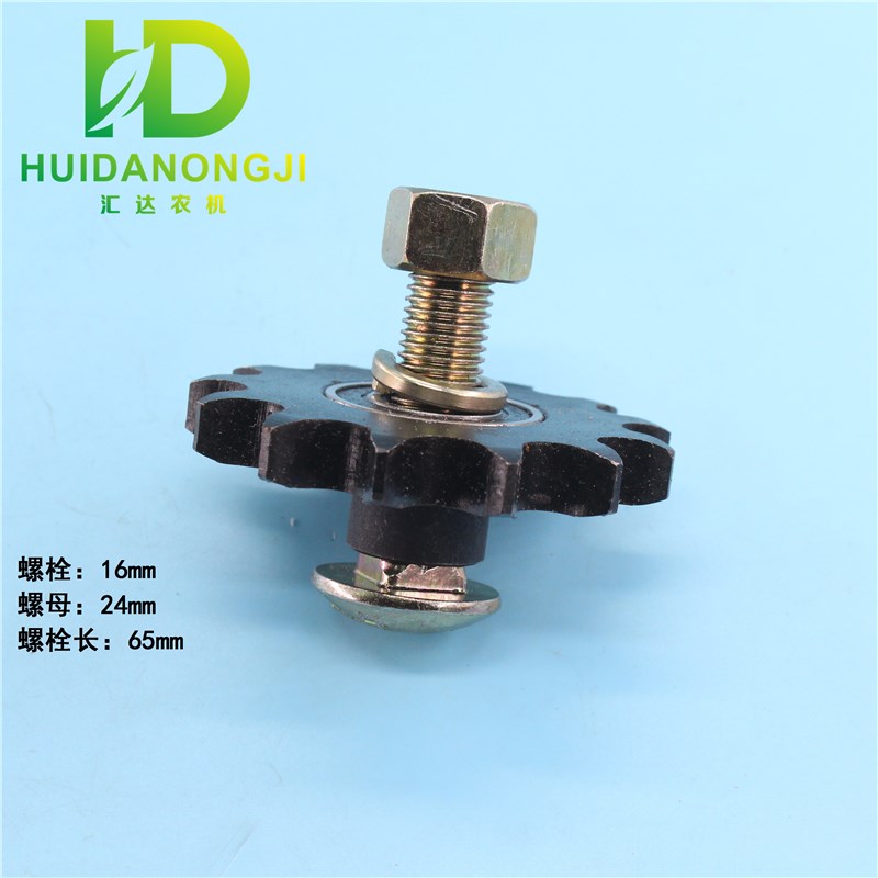 雷沃谷神玉米收割机配件三行四行 12A链条涨紧轮压链轮 YP4.18.13