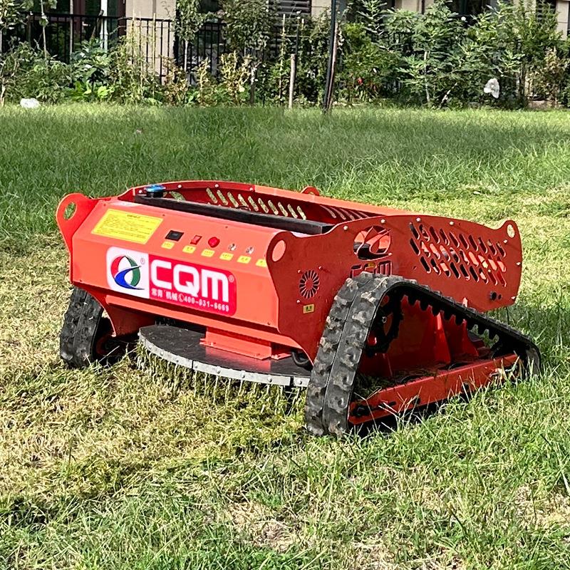履带式全地形多功能遥控割草机家用小型果园碎草车山地除草碎草机