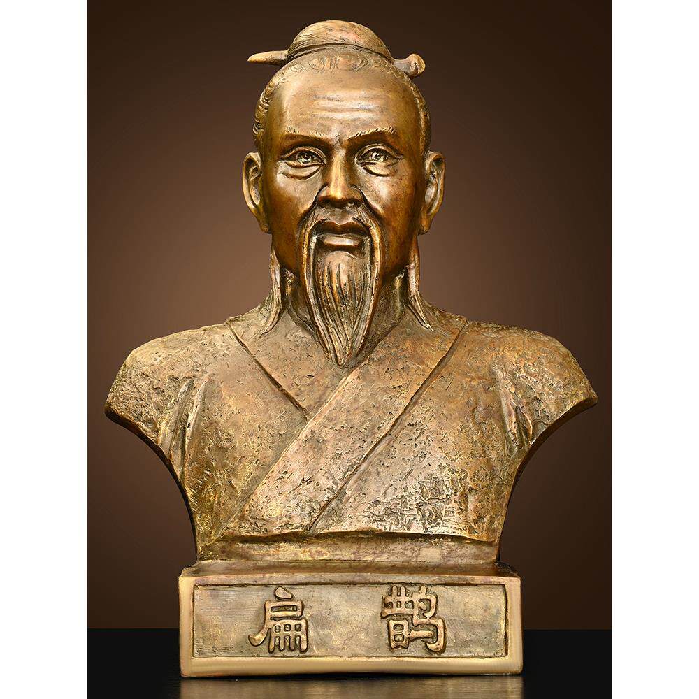 铜扁喜鹊铜像医王孙匙李时珍张仲景华佗中医学院临床药房名医饰品