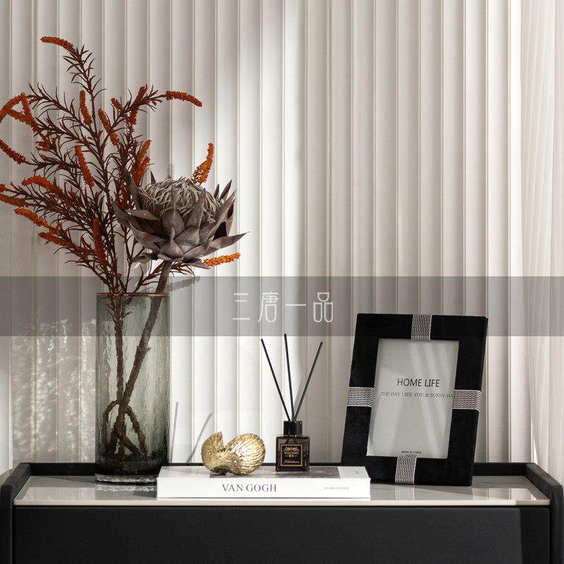 轻奢风卧室床头柜香薰花瓶相框组合套装样板间飘窗茶几高级感摆件,家居饰品,家饰软装搭配套装,淘宝优惠券,粉丝福利购,淘宝优惠卷