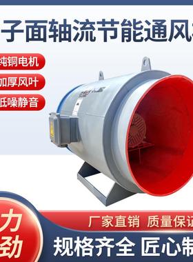 ZLF隧道掌子面轴流通风机风量大降温除尘排烟加快空气流通易搬运