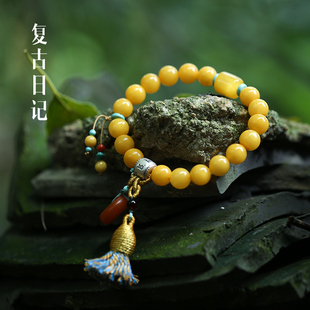 复古日记新中式 搭配手串25BSP851 国风女装