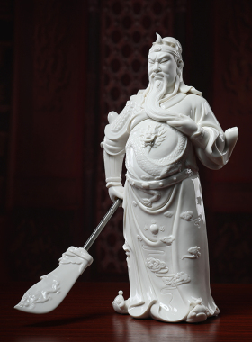 戴玉堂 武财神关二爷摆件招财佛像关羽财神爷家用供奉神像关公像