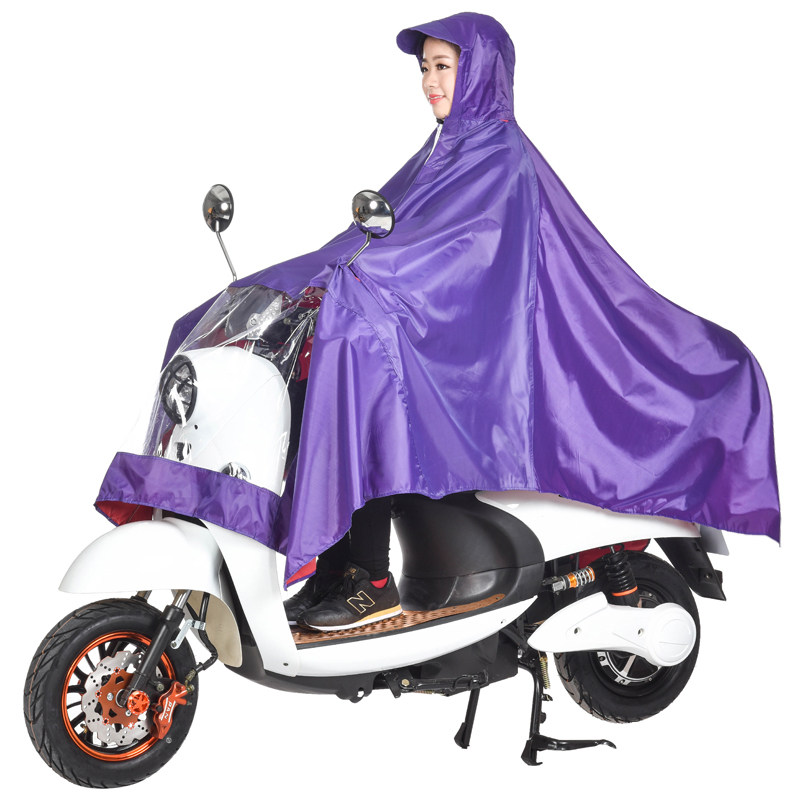 电动车摩托车雨衣成人单人加大加厚韩国时尚大帽檐男女雨披包邮