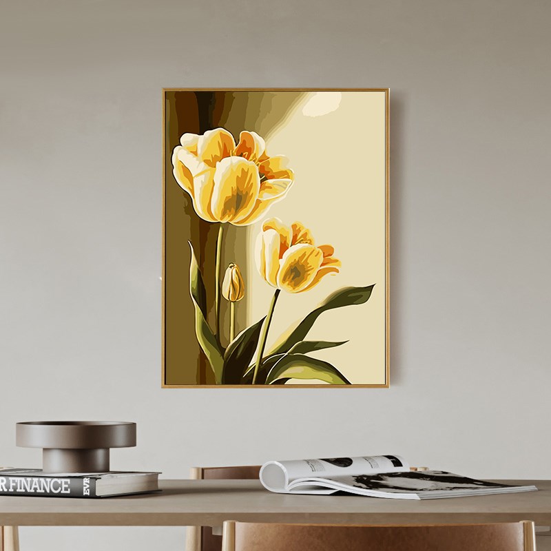 画尚梦数字油画diy填色花卉风景手绘油彩画尺寸丙烯高端diy装饰画图片