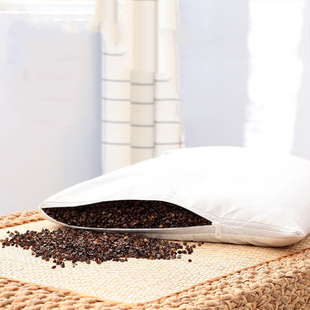 全荞麦壳枕头单人枕芯护颈椎枕乔麦皮硬大人家用助睡眠学生宿舍男