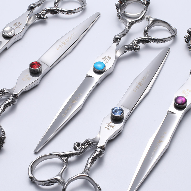 7寸美发剪刀理发店发型师大切口专用平剪无痕牙剪理发刀剪打薄剪