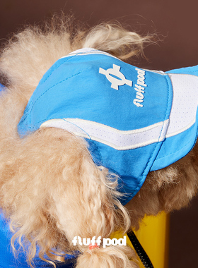 fluff pod抚拍狗狗防晒棒球帽腊肠雪纳瑞比熊泰迪中小型犬遮阳帽