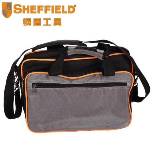 钢盾工具帆布工具包防水防雨多功能工具包大号电工维修单肩工具包