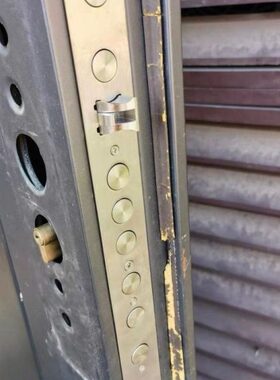 通用型圆柱锁体防盗门指纹双快全钢大霸王方舌锁体双活智能锁体