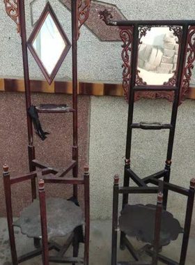 民俗老物件老式家具脸盆架老脸盆架实木脸盆架影视道具怀旧收藏