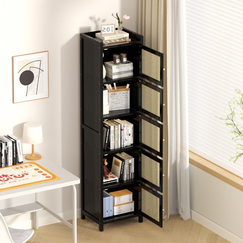 书架置物架落地书柜储物柜一体靠墙收纳家用实木带门防尘展示柜子,住宅家具,组合书柜,淘宝优惠券,粉丝福利购,淘宝优惠卷