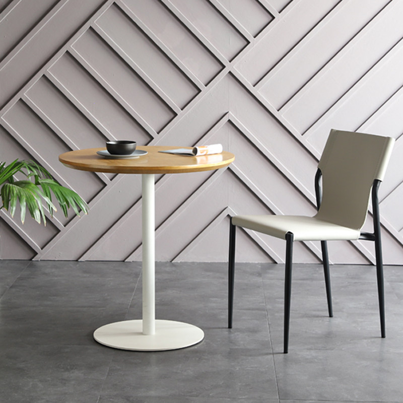 现代简约北欧实木餐桌家用餐厅组合小圆桌休闲洽谈商用圆形咖啡桌,住宅家具,实木餐桌,淘宝优惠券,粉丝福利购,淘宝优惠卷