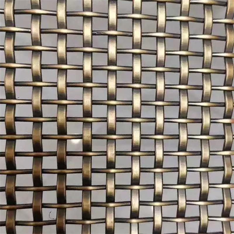 不锈钢编织网 金属装饰网 金属网帘屏风隔断吊顶天花玄关幕墙装修