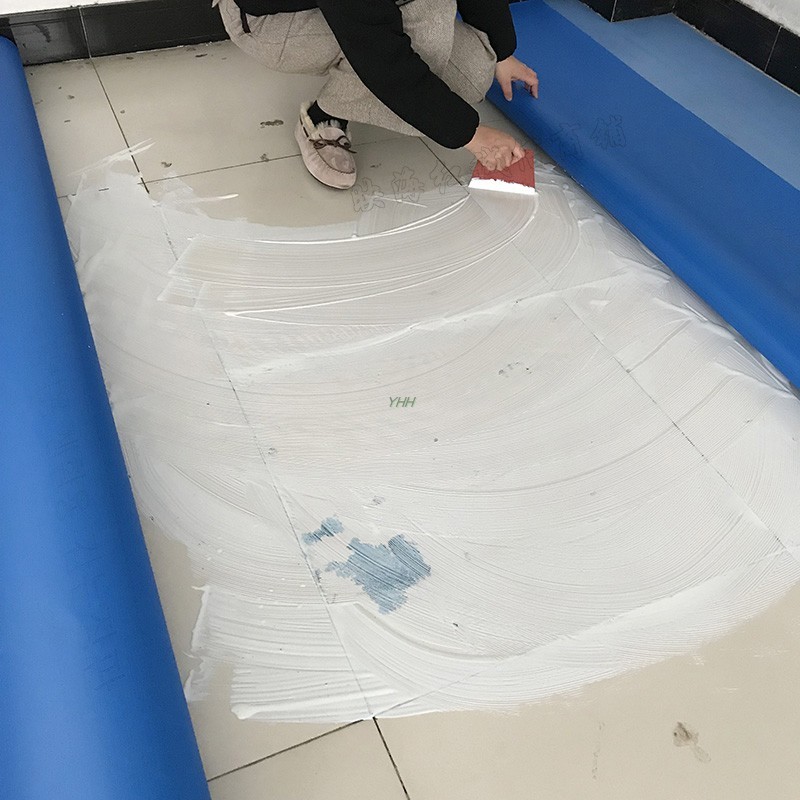 隆利达环保片材卷材PVC塑胶地板胶水性胶幼儿园地板革皮革粘合剂