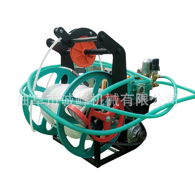 300米双电机大功率双向遥控双向打药山轮车高压车载喷雾器