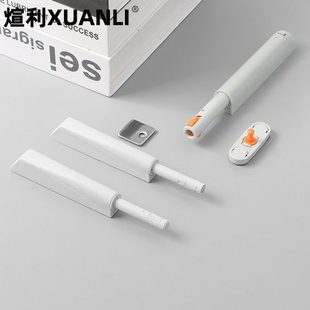 柜门反弹器按压式 自动磁吸免拉手隐形回弹器抽屉橱柜衣柜门弹力器