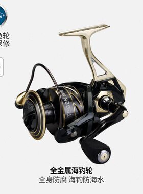 特奔渔轮GTS金属版5000型纺车轮鲢鳙抛竿轮海竿轮钓鱼轮10轴承
