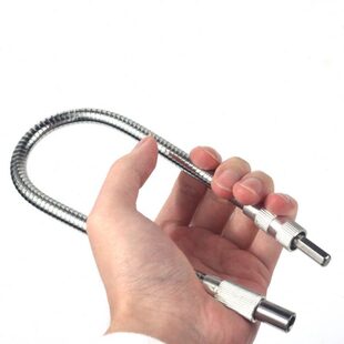 充电钻电动螺丝批头套筒不锈钢加长万向软轴延长管连接杆万象软轴