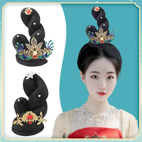 古典舞头饰汉服假发古装