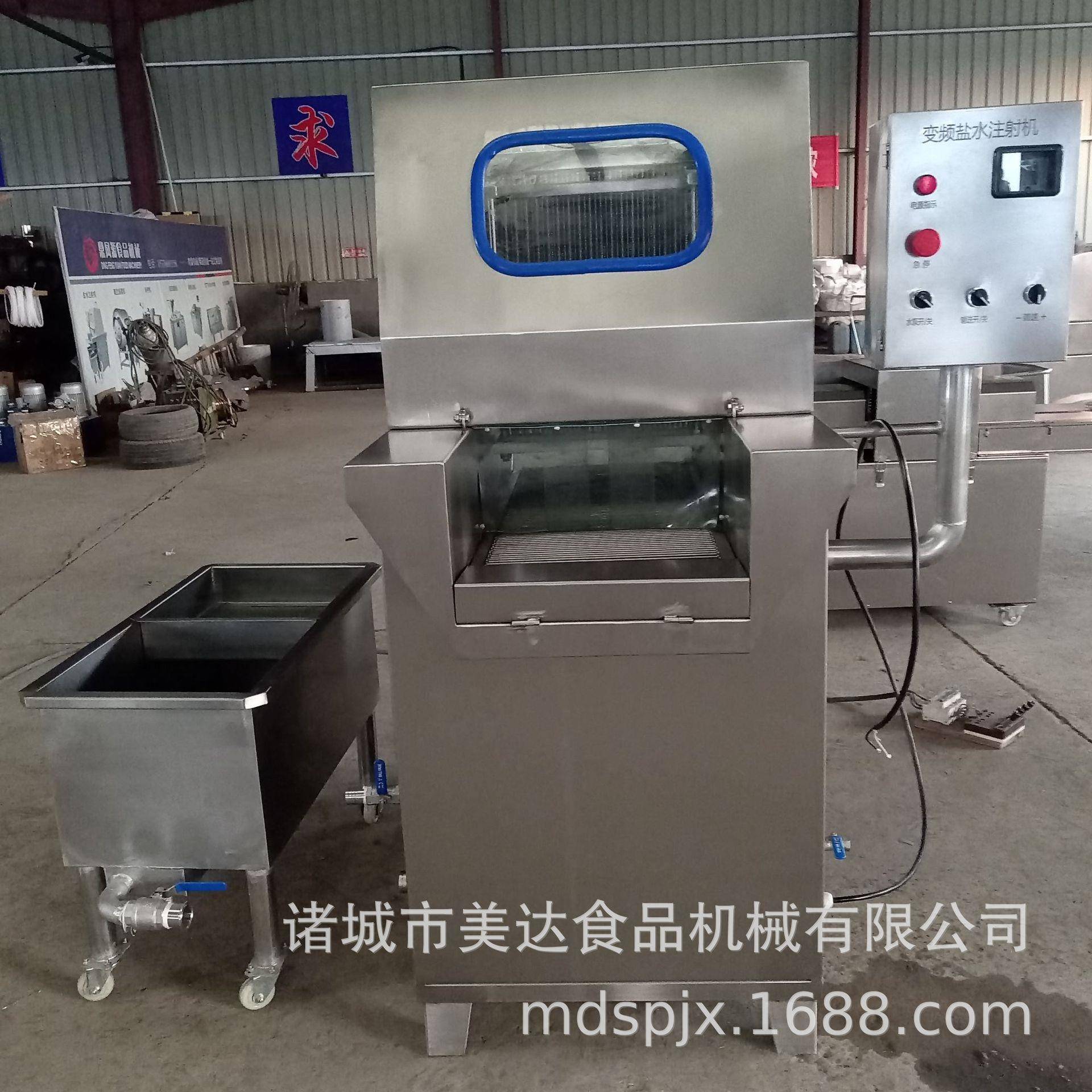 羊腿盐水注射机 全自动牛排断筋注射腌制机羊肉高压盐水注入机