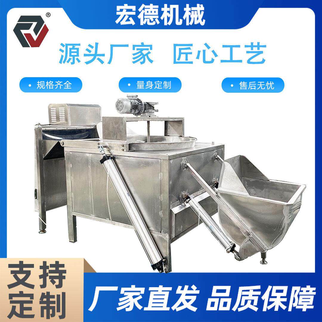 定制七辊烫脱一体机 鸡鸭鹅卧式浸烫脱毛设备 养殖场脱毛机