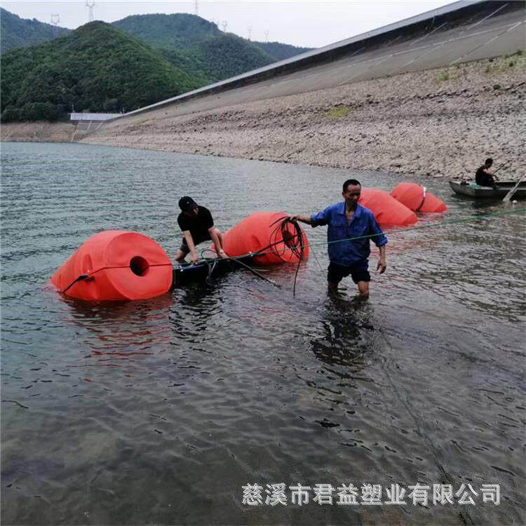 水上夹管浮筒 工程应用海上输油管浮体 提供浮力浮桶 管径110