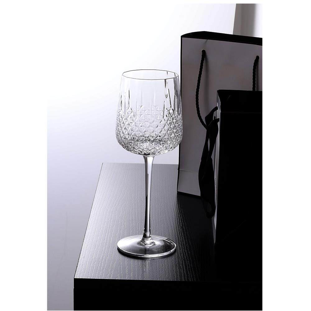 楚云碎钻玻璃楚云水晶玻璃潮牌波尔多玻璃高脚杯红酒酒杯