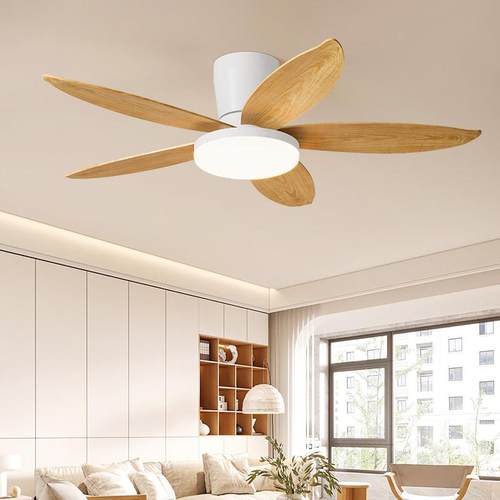新款变频风扇灯客厅卧室家用吸顶吊扇灯餐厅灯风扇一体电吊扇灯