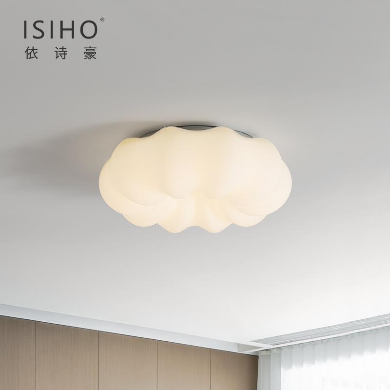 北欧卧室灯简约现代ins风南瓜灯温馨儿童房吸顶灯2022新款创意