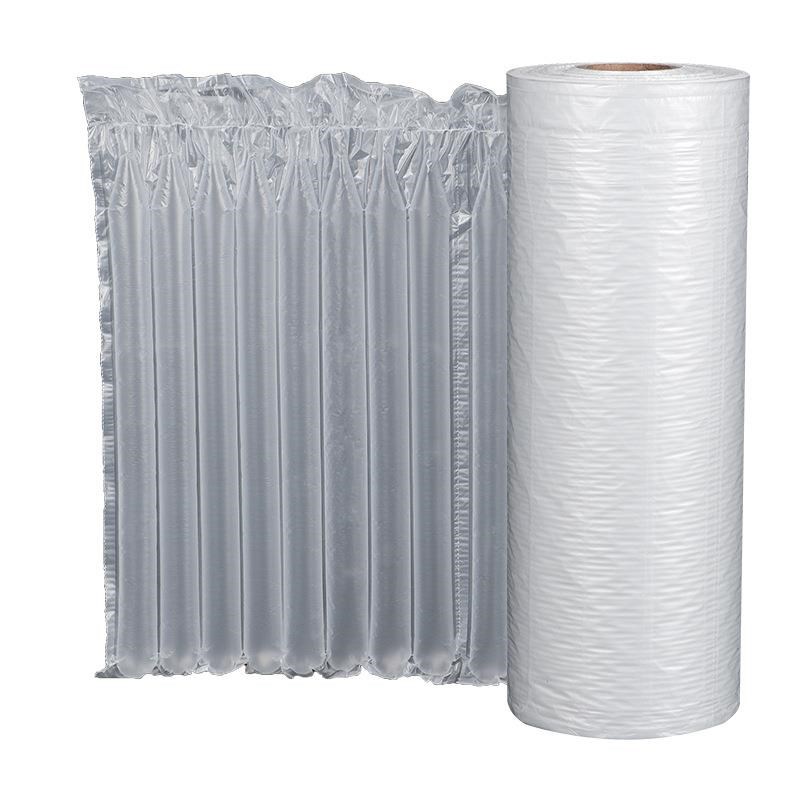 加厚气柱型葫芦膜易撕拉充气气泡柱卷材易碎品打包缓冲防摔柱形膜