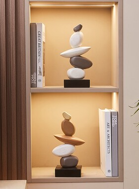 时来运转高级感摆件玄关客厅电视柜酒柜书房办公室桌面售楼处装饰