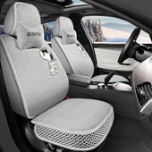速腾大众汽车坐垫四季 专用小车座套 通用冰丝全包围座椅套车垫套装
