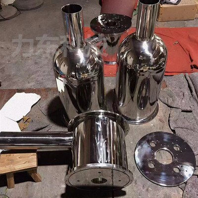 真空管件KF非标不锈钢304卫生级法兰3L04变径多通内外螺纹定制