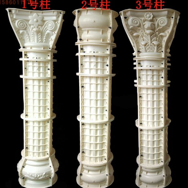 罗马柱模具圆柱子欧式别墅大门水泥柱外墙装饰圆型建筑模板厂家