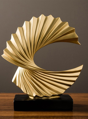 轻奢高档酒c柜电视柜办公室客厅装饰品摆件简约现代高级感财源滚