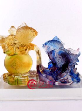 朋友福结婚生日装饰品创意家居运亲戚琉璃摆件连同事连送的礼物